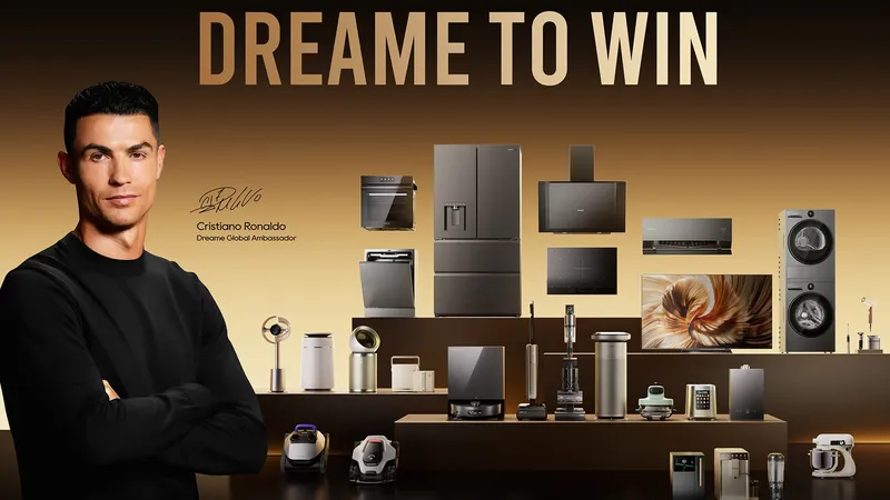 Dreame Technology hợp tác cùng Cristiano Ronaldo với thông điệp “Dreame to Win”.