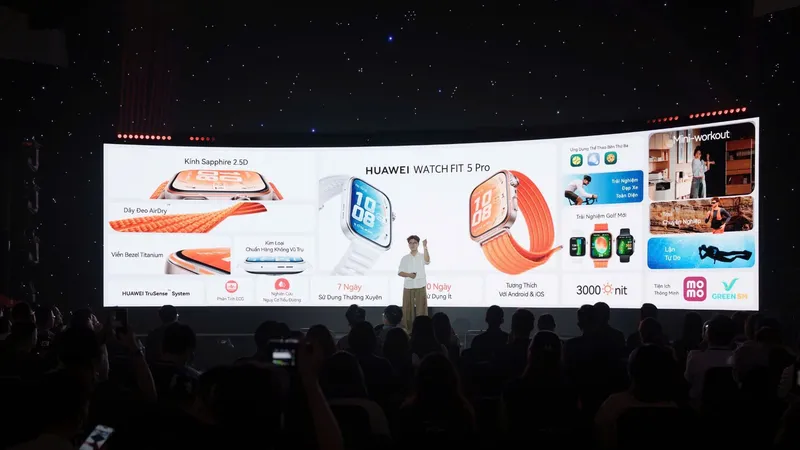 HUAWEI WATCH FIT 5 Series đã được ra mắt tại Việt Nam