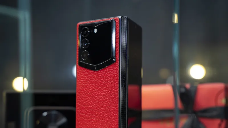Vertu Alphafold, dòng smartphone gập AI đang được nhiều doanh nhân ưa chuộng.