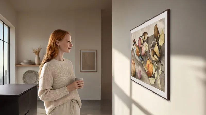 Samsung The Frame tiếp tục khẳng định vị thế độc bản khi kết hợp hoàn hảo giữa công nghệ hiển thị tân tiến...
