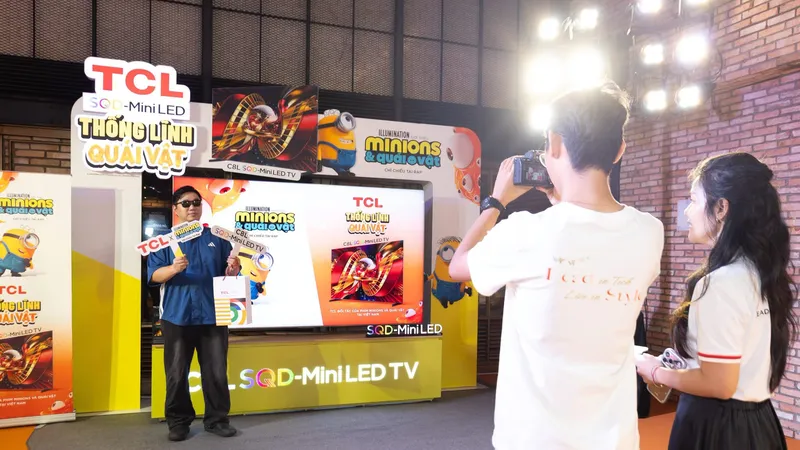 Trải nghiệm hoạt động cùng TCL tại lễ ra mắt phim Minions & Quái Vật