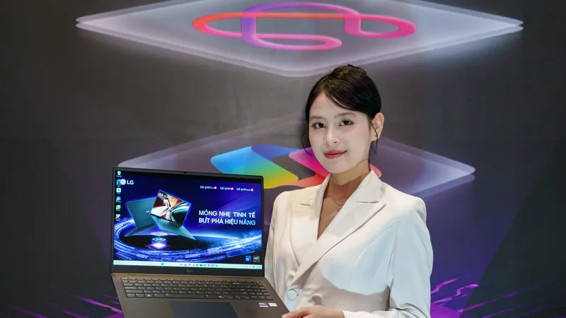 LG Gram định nghĩa lại chuẩn mực laptop AI siêu di động