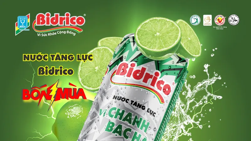 Bidrico ra mắt dòng nước tăng lực mới hướng đến phân khúc tiêu dùng trẻ