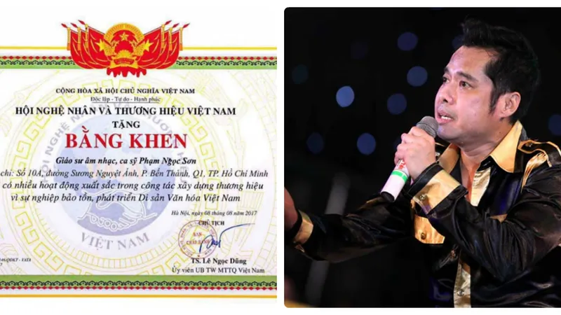 Hủy bỏ chức danh “Giáo sư âm nhạc” của ca sĩ Ngọc Sơn