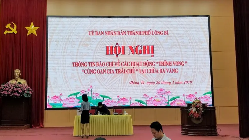 Sáng nay 26-3, tổ chức họp báo về hoạt động “thỉnh vong”, “cúng oan gia trái chủ” tại chùa Ba Vàng