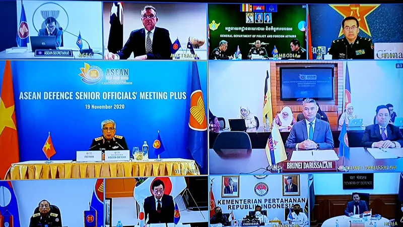 Hội nghị trực tuyến Quan chức Quốc phòng cấp cao ASEAN mở rộng