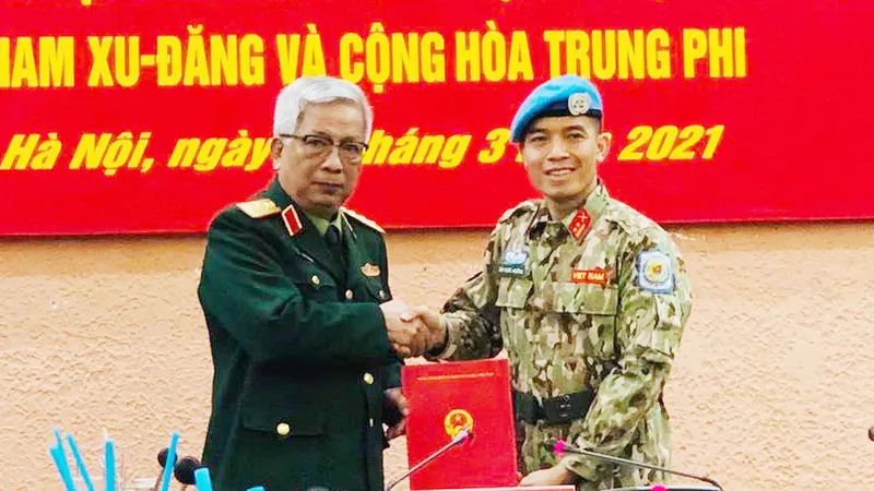 Sĩ quan Việt Nam được cử đi làm nhiệm vụ tại trụ sở Liên hợp quốc