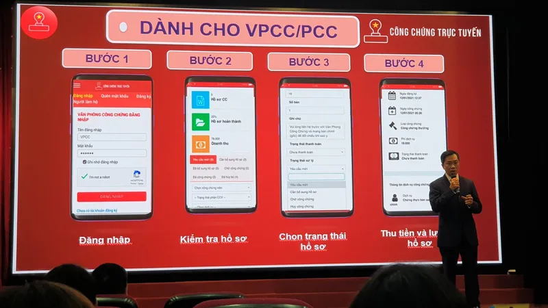 Ra mắt nền tảng công chứng trực tuyến