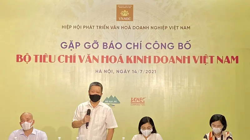 Buổi công bố Bộ tiêu chí văn hóa kinh doanh Việt Nam