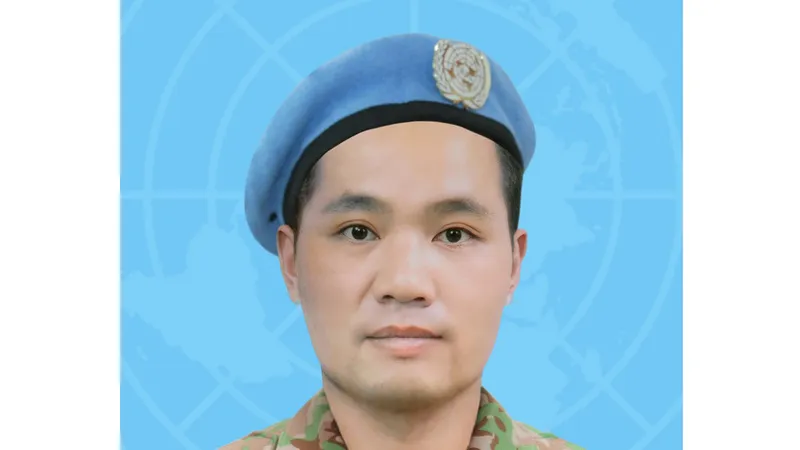 Tổ chức lễ viếng sĩ quan Việt Nam hy sinh khi gìn giữ hòa bình ở Trung Phi 