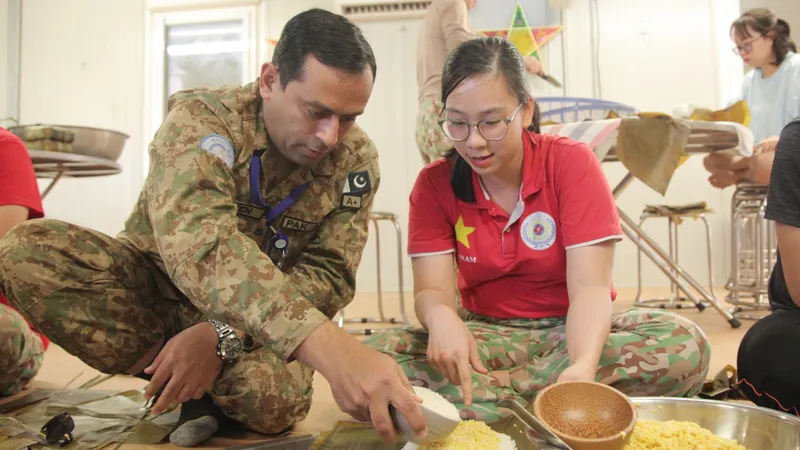 Những chiếc bánh chưng trên đất Nam Sudan