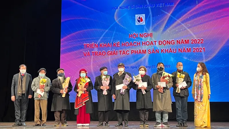 Hội Nghệ sĩ Sân khấu trao 31 giải thưởng cho nghệ sĩ, tác phẩm xuất sắc năm 2021
