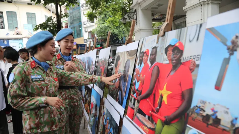 Khám phá những khung hình đẹp về người lính mũ nồi xanh của Việt Nam tại Nam Sudan