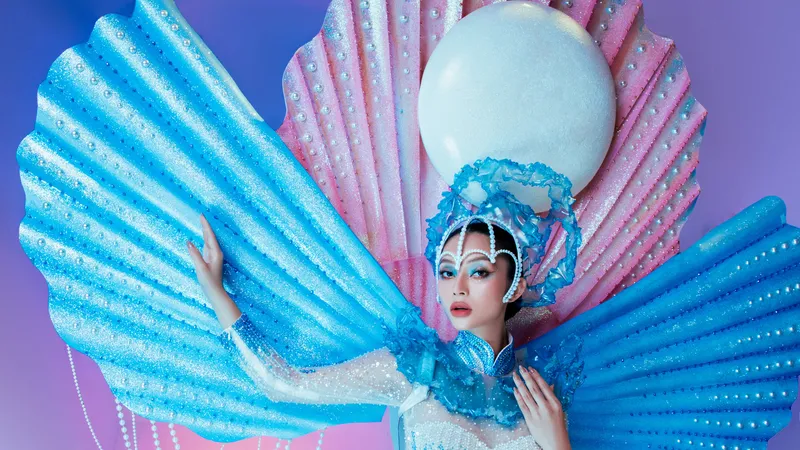 Lâm Thu Hồng mang sắc màu đại dương đến The Miss Globe 2022