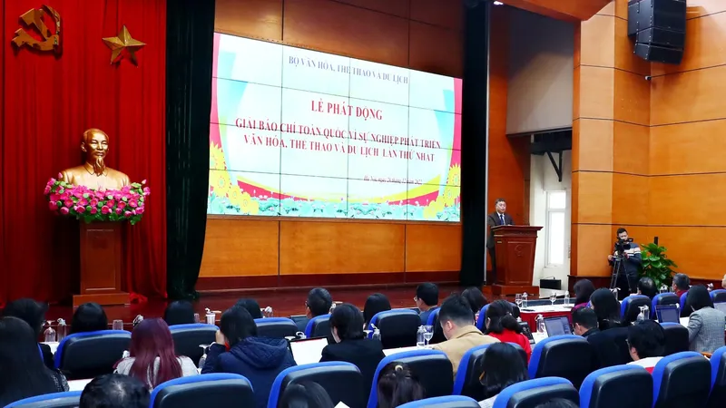 Lần đầu tiên phát động giải thưởng báo chí toàn quốc về văn hóa, thể thao, du lịch
