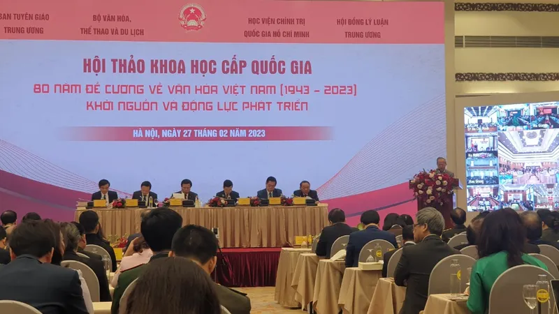 Khai mạc hội thảo khoa học kỷ niệm 80 năm Đề cương về văn hóa Việt Nam