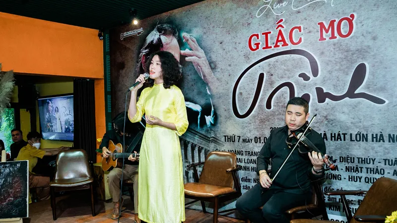 Cặp đôi Hoàng Trang- Nguyễn Đông cùng góp sức trong đêm Giấc mơ Trịnh