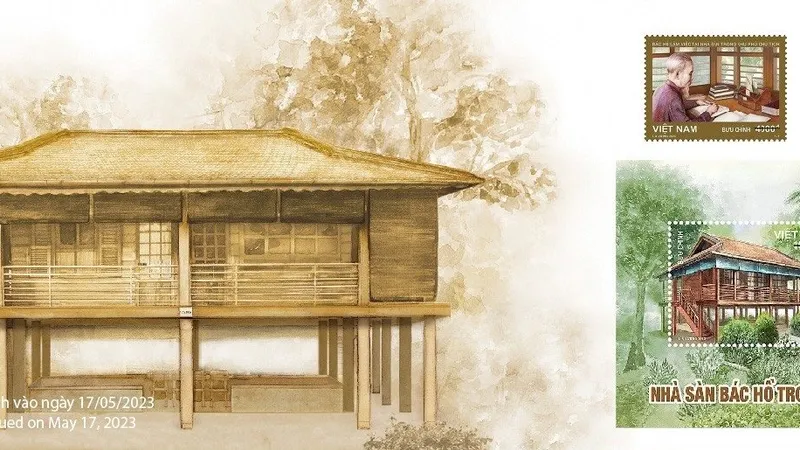 Phát hành đặc biệt bộ tem bưu chính "Nhà sàn Bác Hồ trong Khu Phủ Chủ tịch"