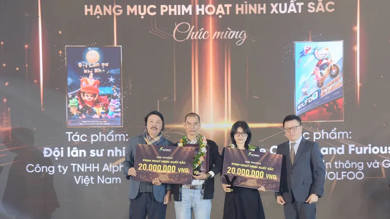 Giải thưởng ở hạng mục phim hoạt hình xuất sắc