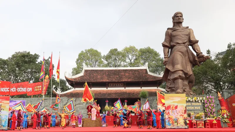 Lễ hội kỷ niệm 235 năm chiến thắng Ngọc Hồi – Đống Đa (1789 - 2024). Ảnh: QUANG PHÚC