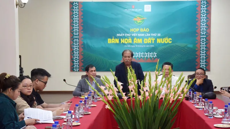 Ngày thơ Việt Nam lần thứ 22 sẽ có chủ đề "Bản hòa âm đất nước"
