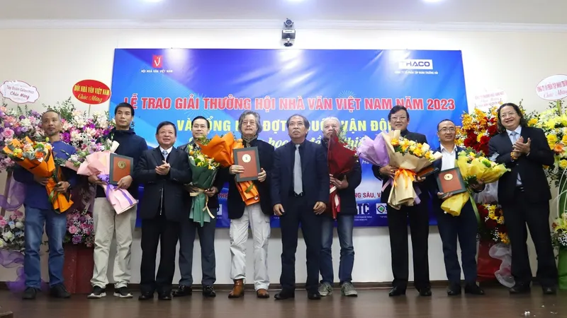 Các tác giả được trao giải thưởng Hội Nhà văn năm 2023
