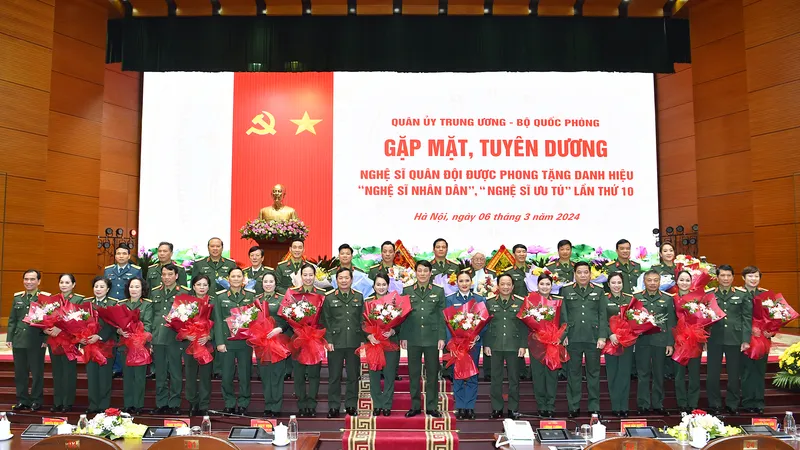 Biểu dương nghệ sĩ trong lực lượng vũ trang được phong tặng danh hiệu Nghệ sĩ nhân dân, Nghệ sĩ ưu tú