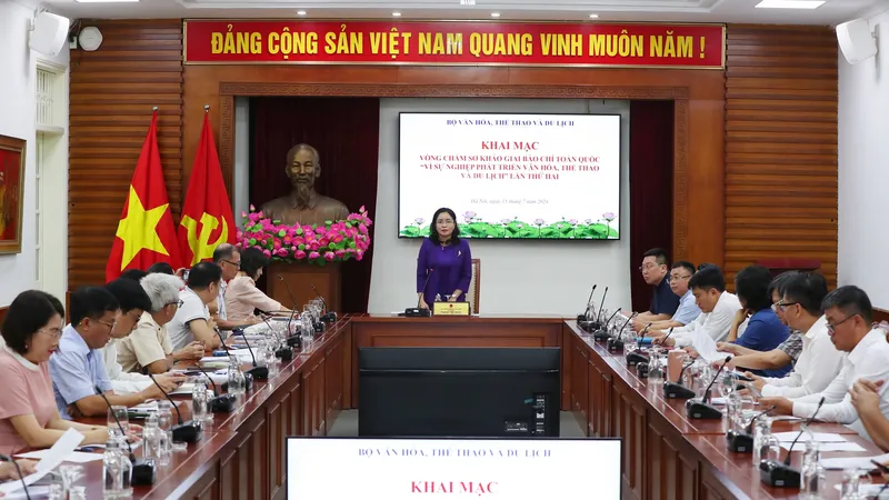 Khai mạc vòng chấm Sơ khảo Giải Báo chí toàn quốc “Vì sự nghiệp phát triển Văn hóa, thể thao và du lịch”
