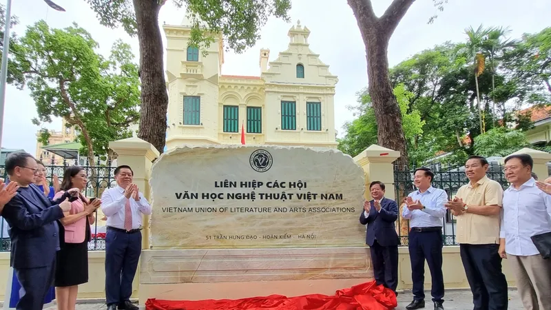 Khánh thành công trình trùng tu biệt thự 100 năm tuổi, trụ sở Liên hiệp các Hội Văn học nghệ thuật Việt Nam