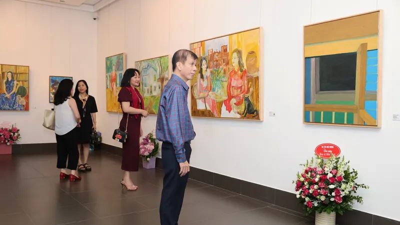 Triển lãm "Gặp gỡ" 2024- cầu nối giữa những trái tim yêu nghệ thuật. Ảnh: QUANG PHÚC