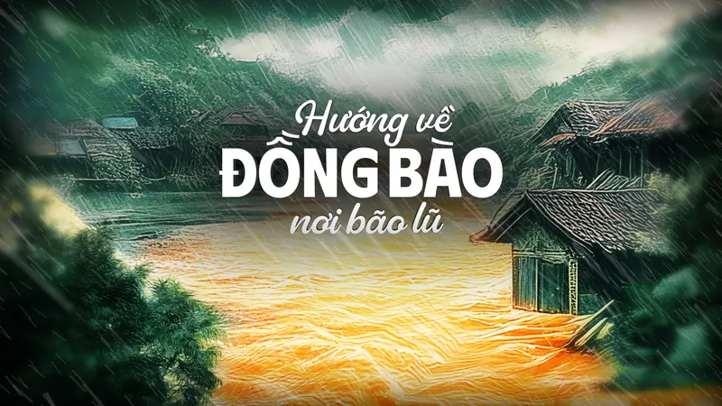 Nhiều chương trình truyền hình trực tiếp hướng về đồng bào vùng bão lũ