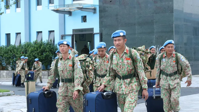 243 quân nhân GGHB của Việt Nam sẵn sàng lên đường nhận nhiệm vụ của LHQ