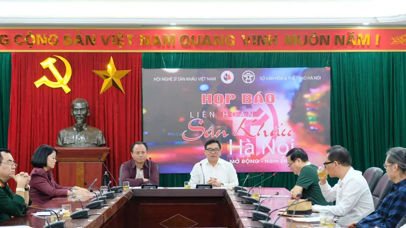 Họp báo về Liên hoan Sân khấu Hà Nội mở rộng 2024