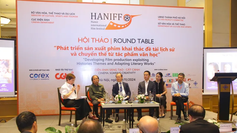 Hội thảo "Phát triển sản xuất phim khai thác đề tài lịch sử và chuyển thể từ tác phẩm văn học"