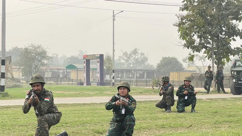 Quân nhân Việt Nam và Ấn Độ diễn tập rà phá, xử lý bom mìn, cứu trợ thảm họa