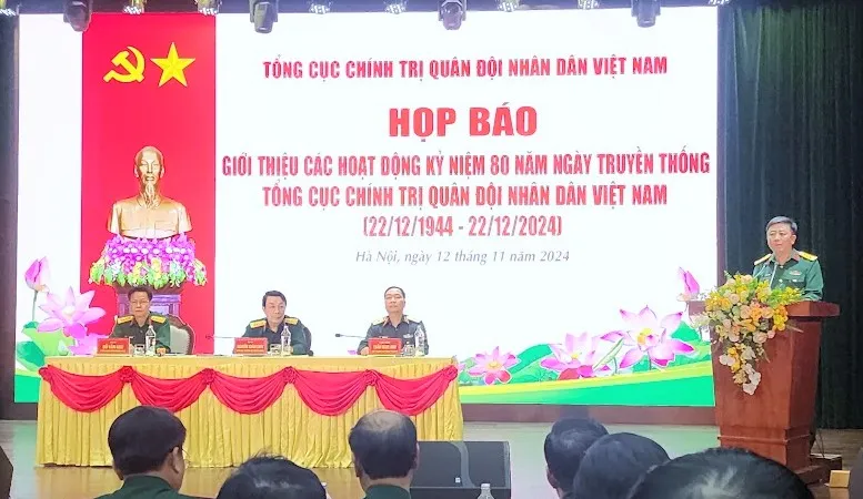 Chuỗi hoạt động kỷ niệm 80 năm Ngày truyền thống Tổng cục Chính trị QĐND Việt Nam