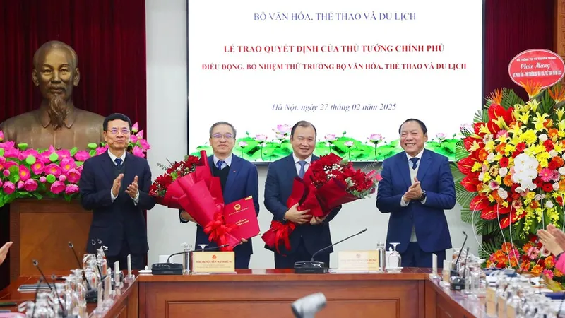 Thủ tướng Chính phủ điều động, bổ nhiệm ông Lê Hải Bình và ông Phan Tâm giữ chức Thứ trưởng Bộ VH-TT-DL.