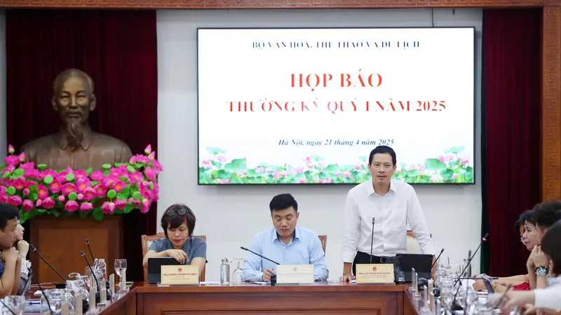 Họp báo thường kỳ quý 1-2025 của Bộ VH-TT-DL