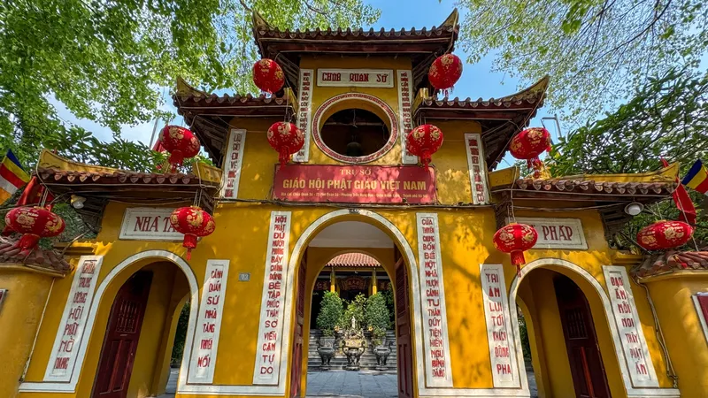 Chùa Quán Sứ (Hà Nội), nơi sẽ tôn trí xá lợi Đức Phật từ ngày 14 và 16-5