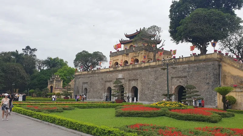 Khu di sản thế giới Hoàng thành Thăng Long (Hà Nội). Ảnh: QUYÊN HOÀNG