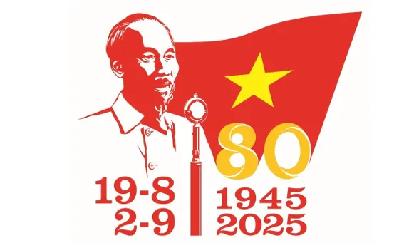 Mẫu logo chính thức cho các hoạt động kỷ niệm 80 năm Quốc khánh 2-9