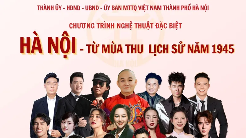 Gần 1.000 nghệ sĩ tái hiện mùa thu lịch sử 1945 qua âm nhạc