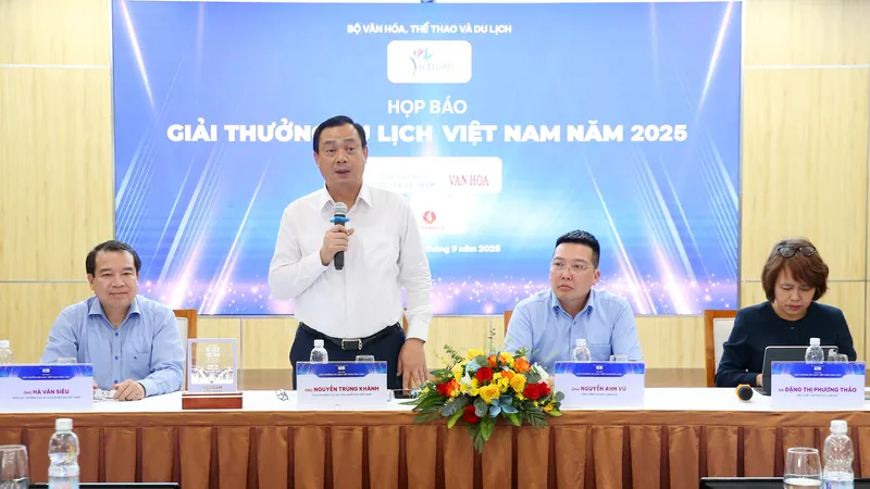 Họp báo công bố Giải thưởng Du lịch Việt Nam 2025