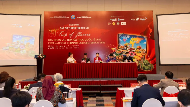 Ban tổ chức chia sẻ thông tin về Liên hoan Ẩm thực Quốc tế 2025 ở Hà Nội