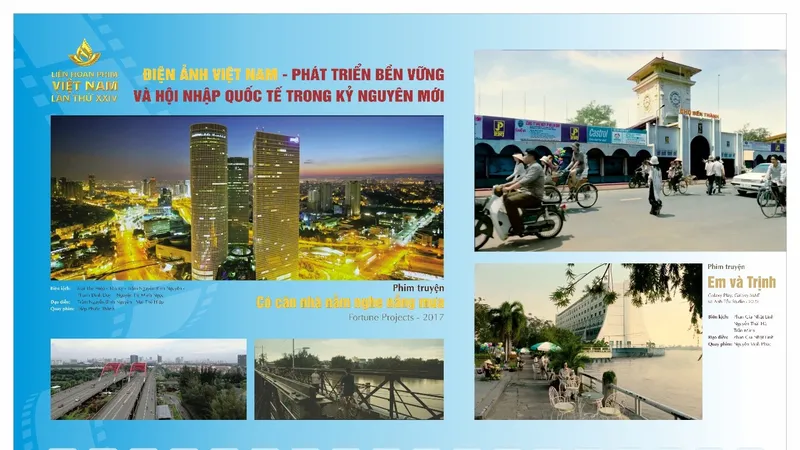 Nhiều hình ảnh đẹp được trưng bày tại triển lãm về TPHCM qua góc nhìn điện ảnh