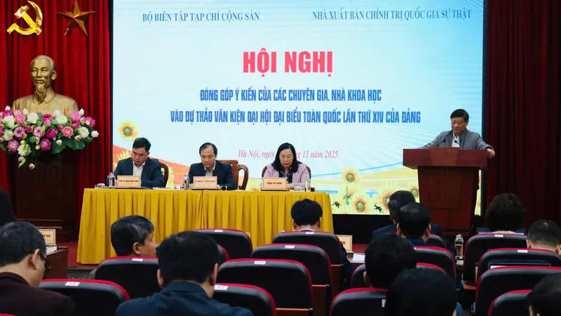 Hội nghị lấy ý kiến đóng góp của chuyên gia, nhà khoa học