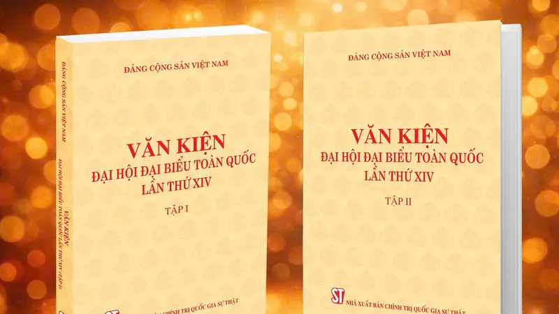 Phát hành bộ sách "Văn kiện Đại hội đại biểu toàn quốc lần thứ XIV"