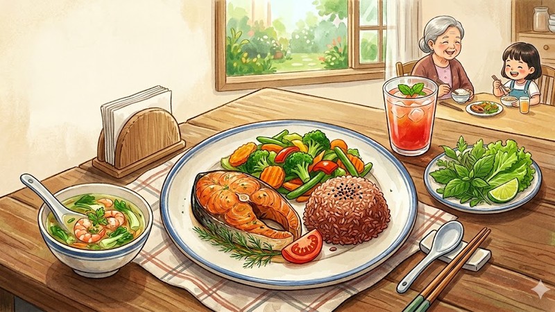 越南人营养套餐。