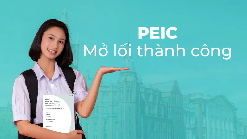 Bài thi PEIC trên máy tính mở ra nhiều cơ hội cho thí sinh Việt Nam