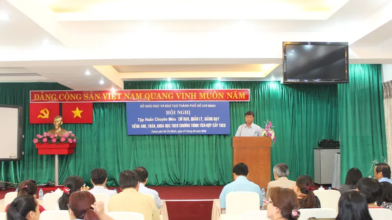 Hội nghị tập huấn chuyên môn của Sở GD-ĐT TPHCM về chương trình Tiếng Anh Tích hợp năm 2015